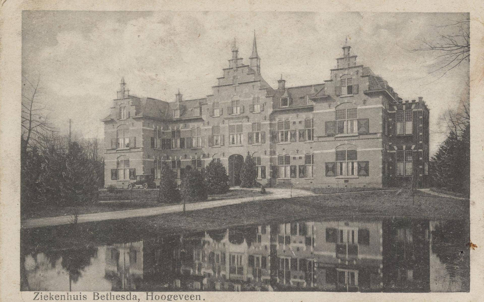 Ziekenhuis Bethesda Hoogeveen in 1925. Foto: Drents Archief, collectie Ansichten