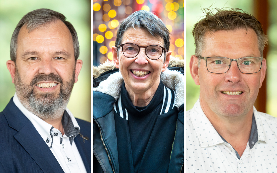 Egbert van Dijk, Jetta Klijnsma en Gert-Jan Schuinder.