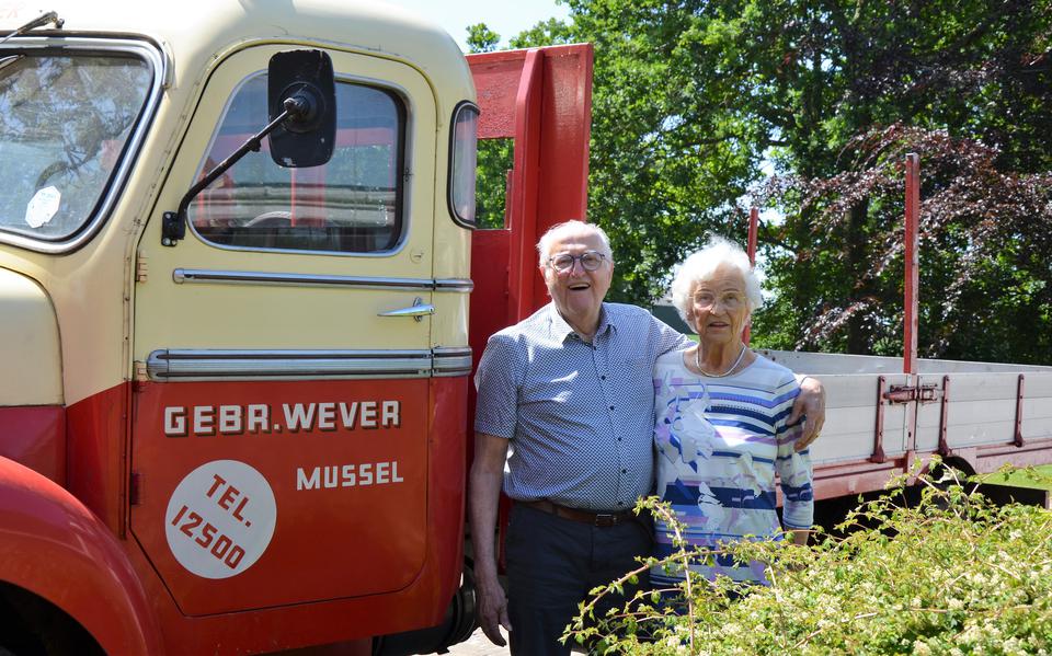 Wubbe en Betty Wever uit Mussel zijn 60 jaar getrouwd. 