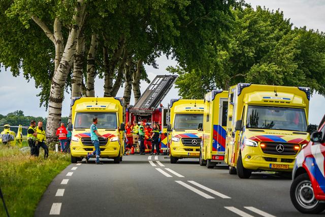 Twee gewonden bij ernstig ongeluk bij Rasquert