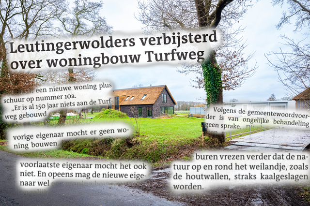 Zo gaf gemeente Noordenveld voorrang aan bouwbedrijf voor villa in Leutingewolde