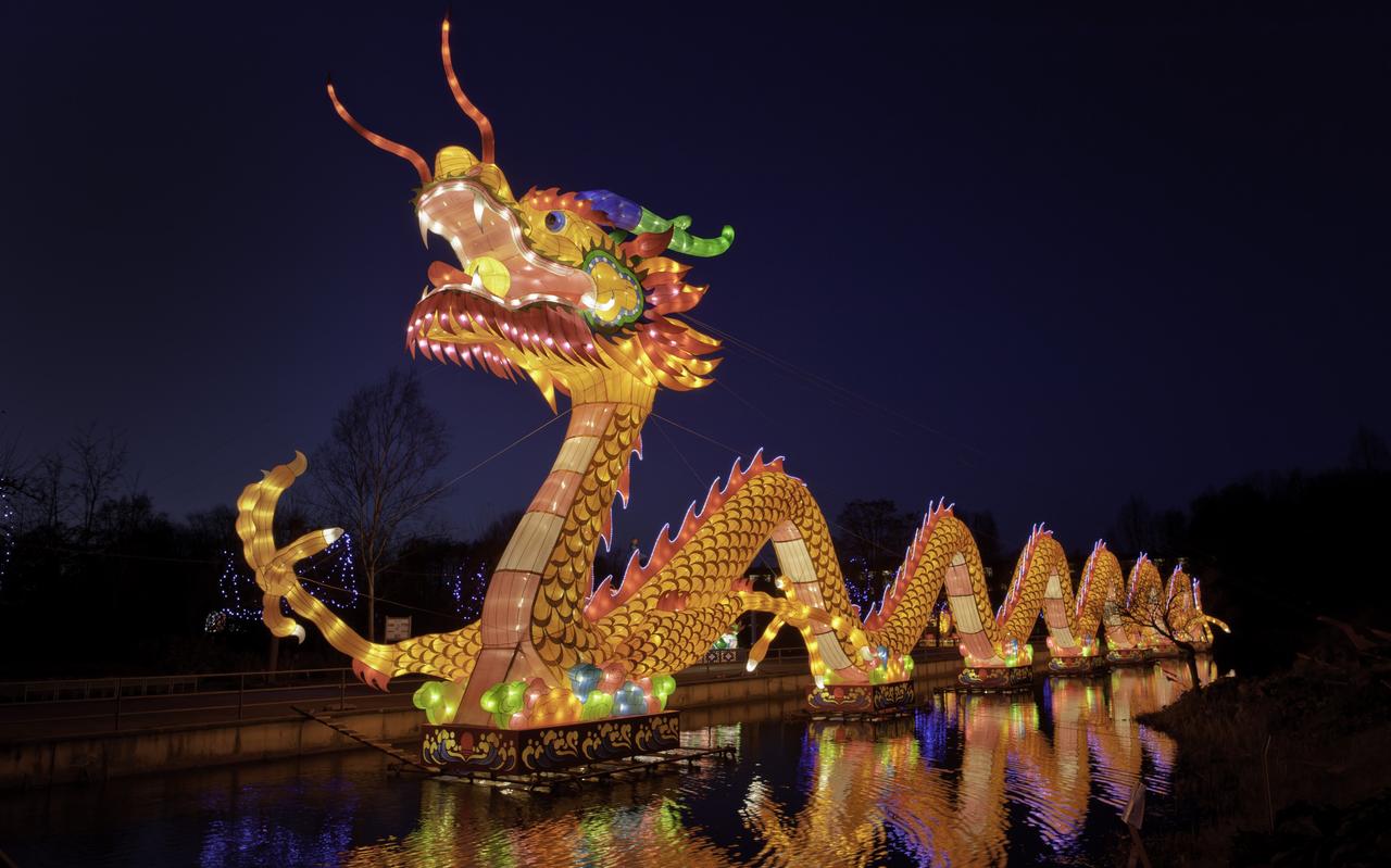 Het Confucius China light festival in de Hortus in Haren in 2011. Het Confucius China light festival in de Hortus in Haren in 2011.