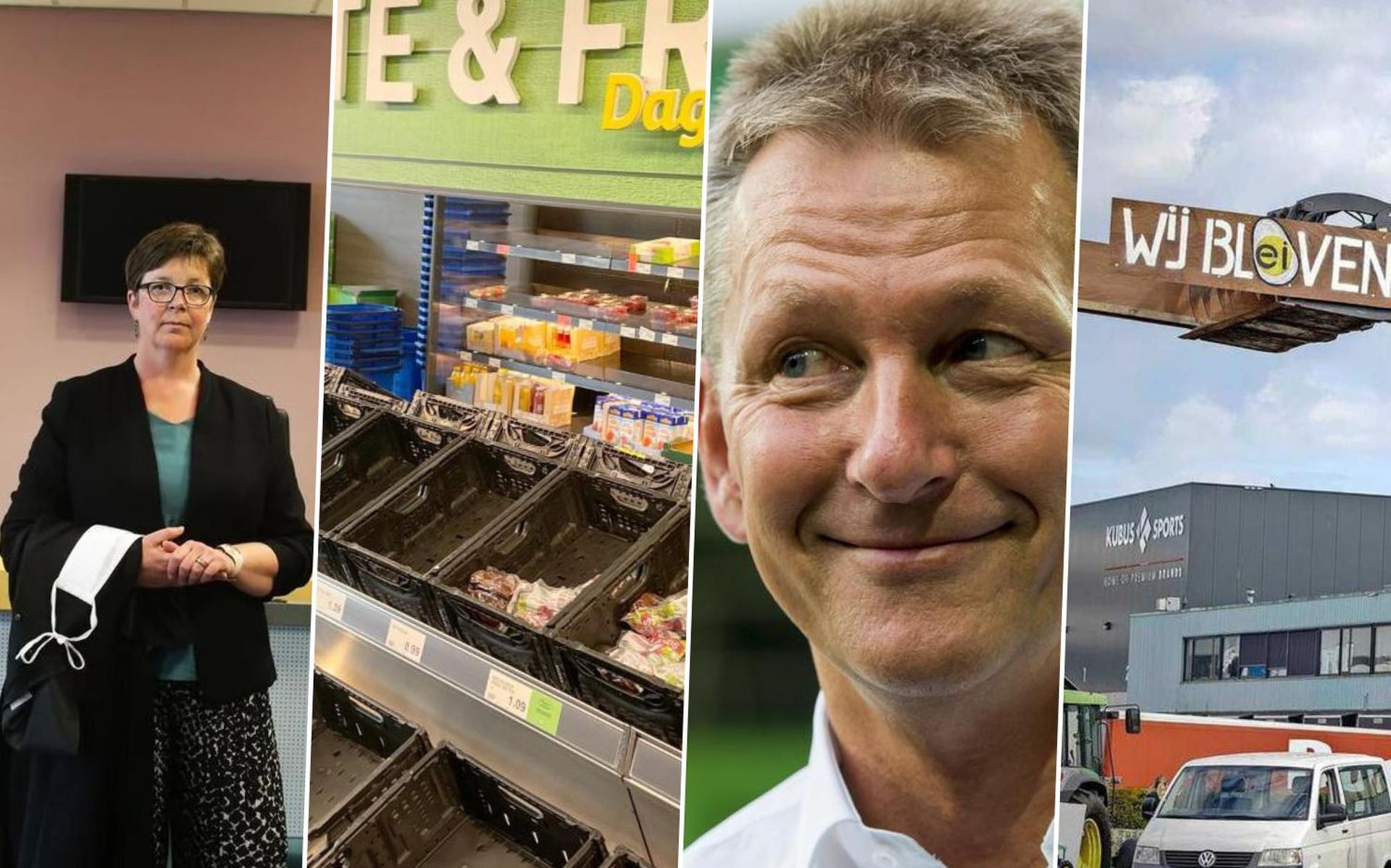 Lege schappen door boerenprotest, 50 schippers liggen vast, en Drenthe gooit de stikstofkaart in de 