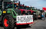 De boeren voeren opnieuw actie tegen het stikstofbeleid van het kabinet, 7 juli 2021.