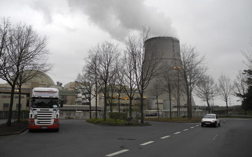 De kerncentrale bij Lingen.                          