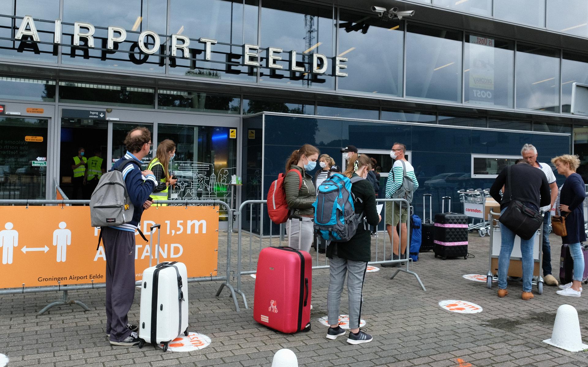 Groningen Airport Eelde vervoerde dit jaar minder passagiers.  