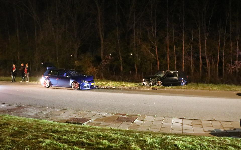 Meerdere gewonden bij ongeluk in Groningen.