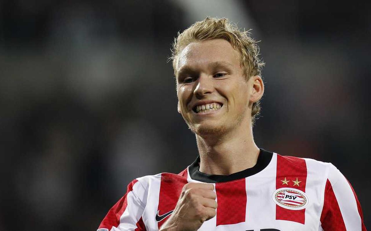 Stef Nijland tijdens zijn periode bij PSV. Stef Nijland tijdens zijn periode bij PSV.