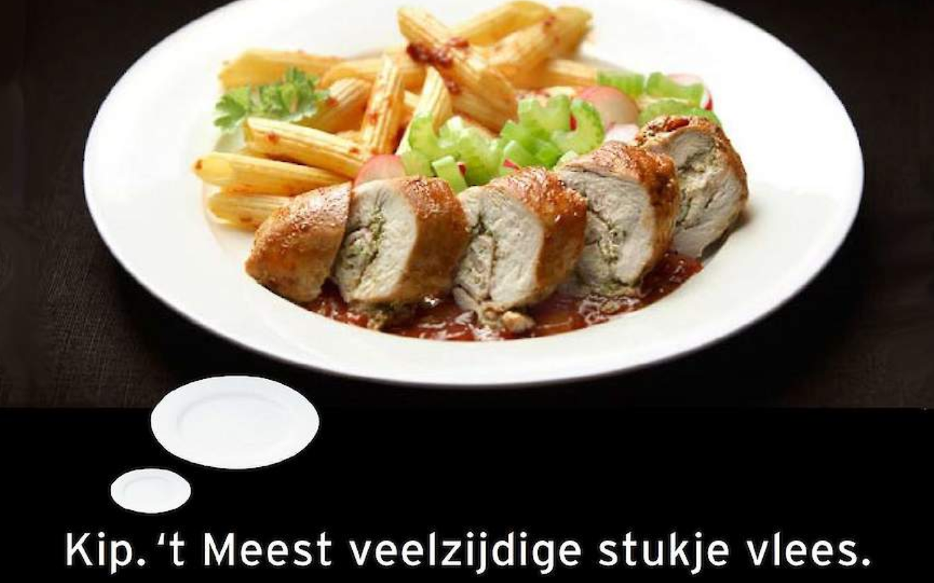 Jarenlang was de reclame voor kip een van de bekendste in Nederland. 