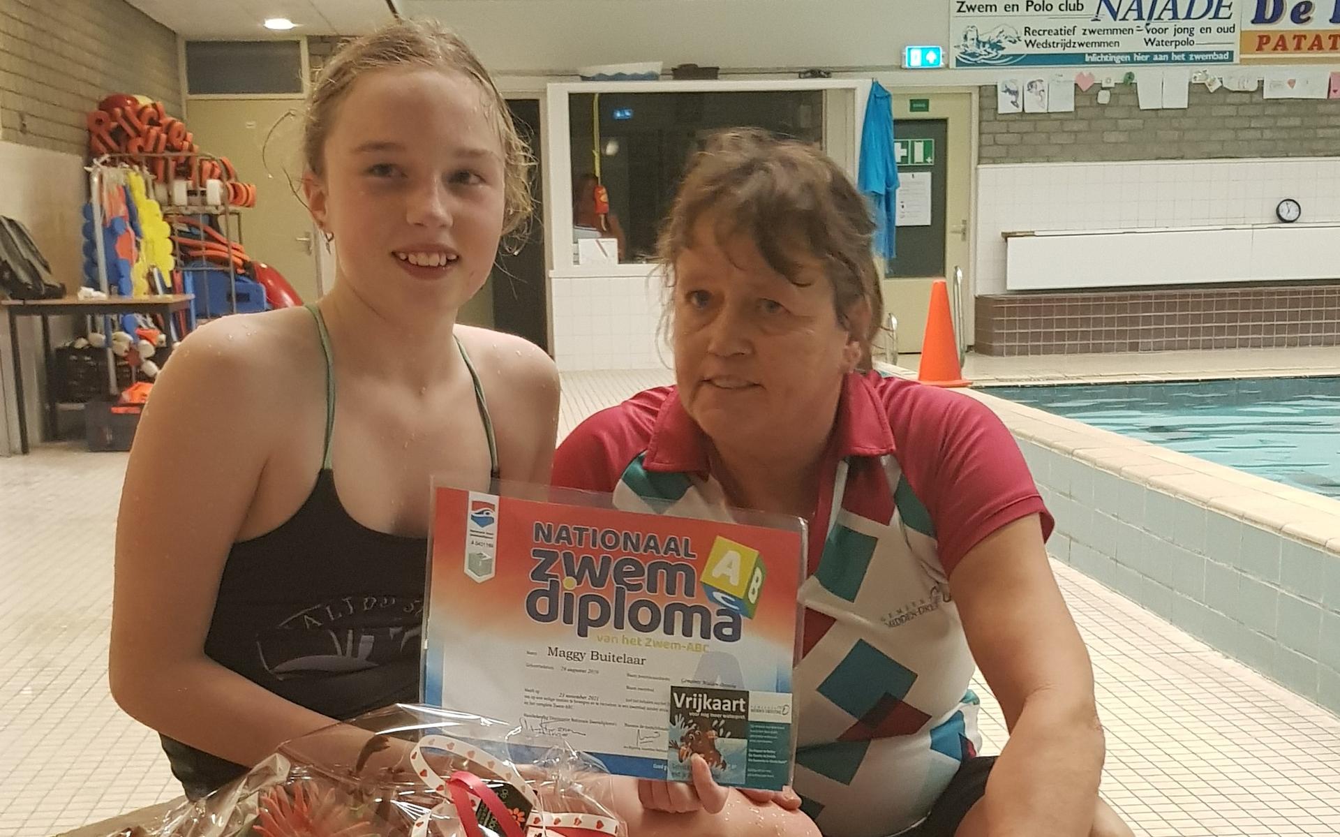 Badjuf Lammie en Maggy bundelen krachten. En met succes. Ondanks dwarslaesie behaalt Maggy A diploma