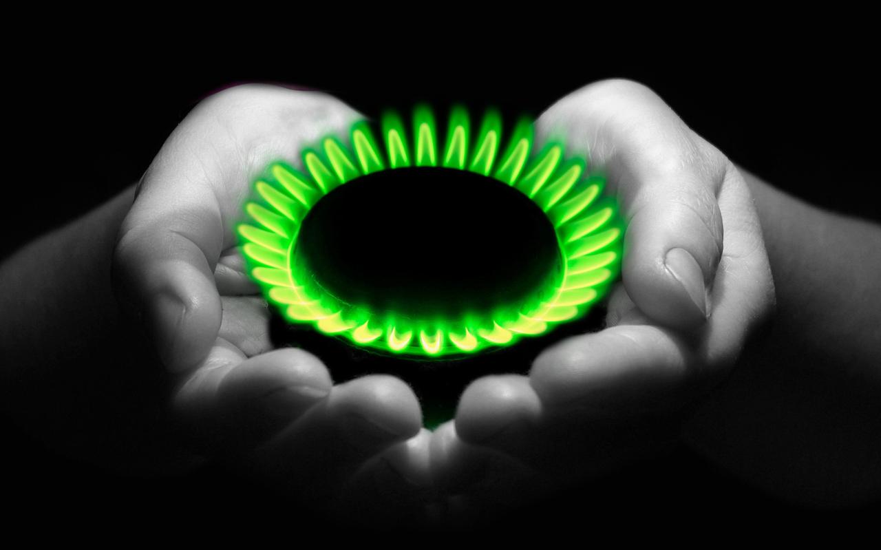 Groen gas. Groen gas.