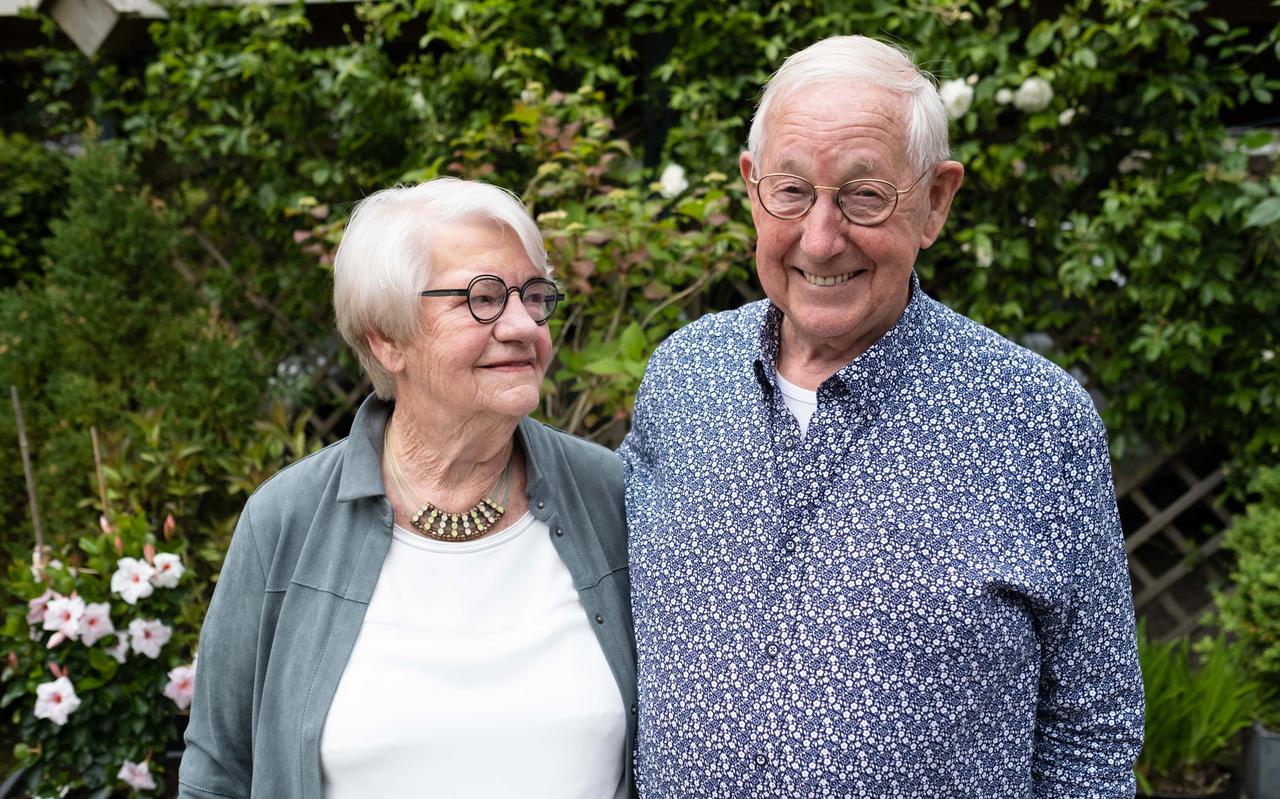 Jan Pieter Kranenborg en Thea Kranenborg-Postema zijn 60 jaar getrouwd.