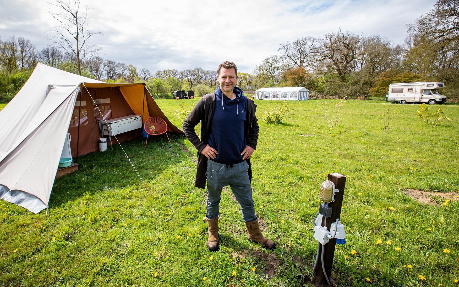 Alex Betti is blij met zijn nieuw leven als campinghouder.