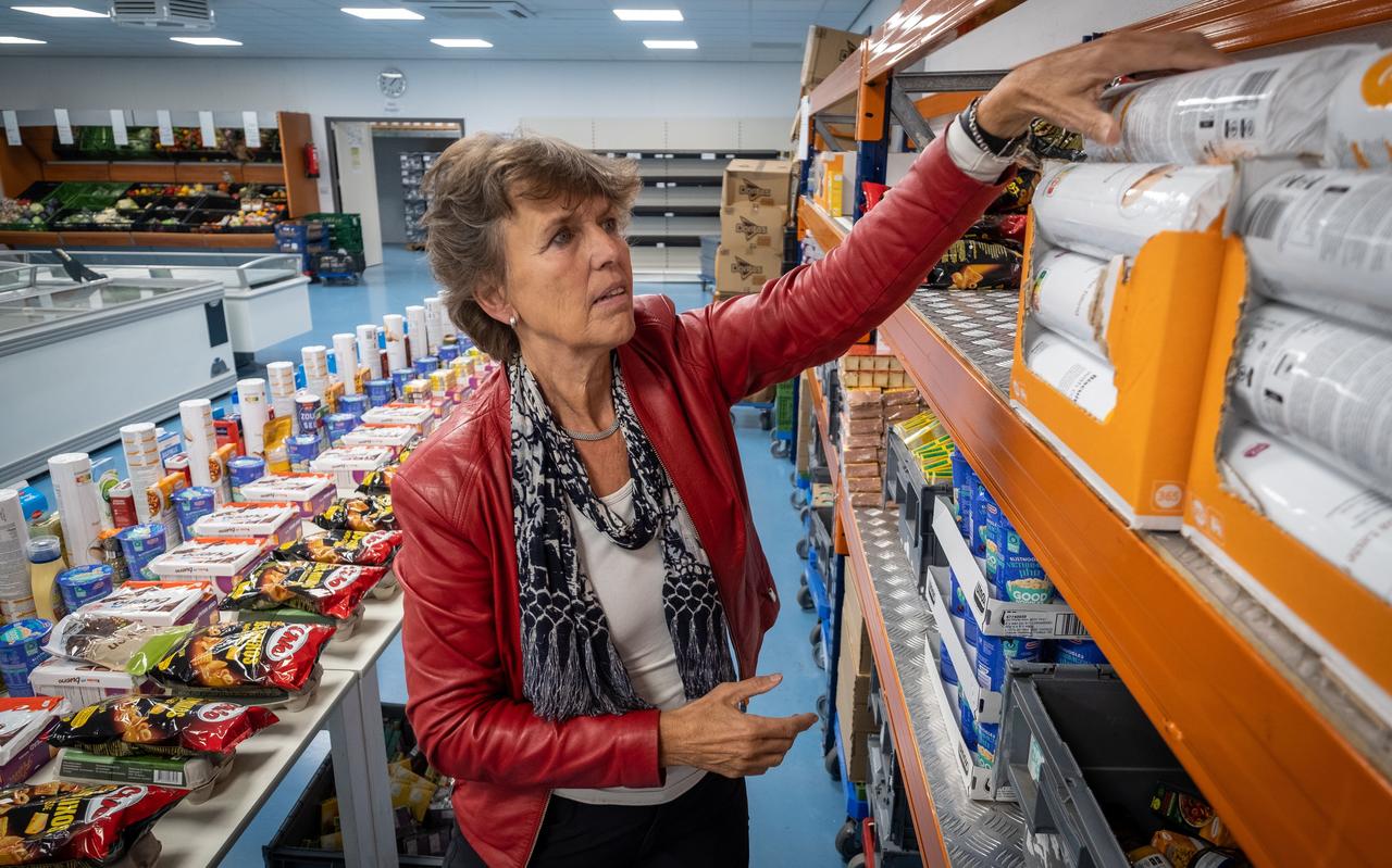 Maria Jongsma verwacht dat de Voedselbank Stad Groningen het nog veel drukker krijgt Maria Jongsma verwacht dat de Voedselbank Stad Groningen het nog veel drukker krijgt