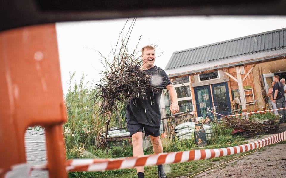 Deze man heeft er in ieder geval eentje te pakken.