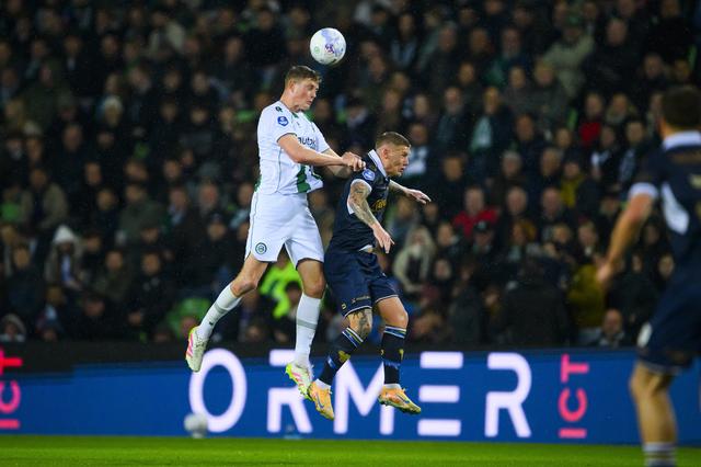 FC Groningen komt niet langs Go Ahead, maar staat nu wel op een play-offplek