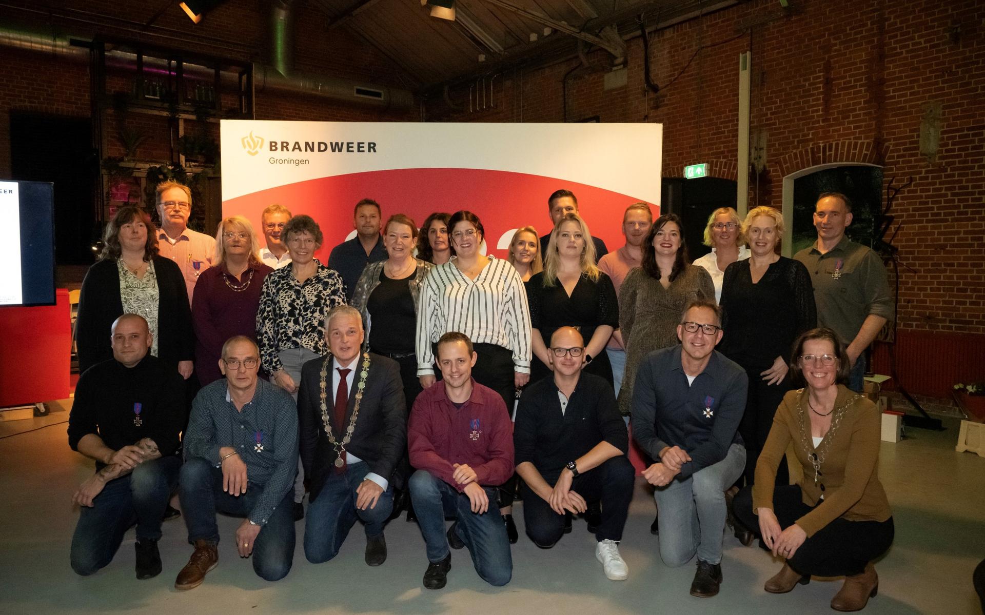 Waardering voor brandweerlieden korpsen Bad Nieuweschans, Bellingwolde, Finsterwolde, Scheemda en Wi