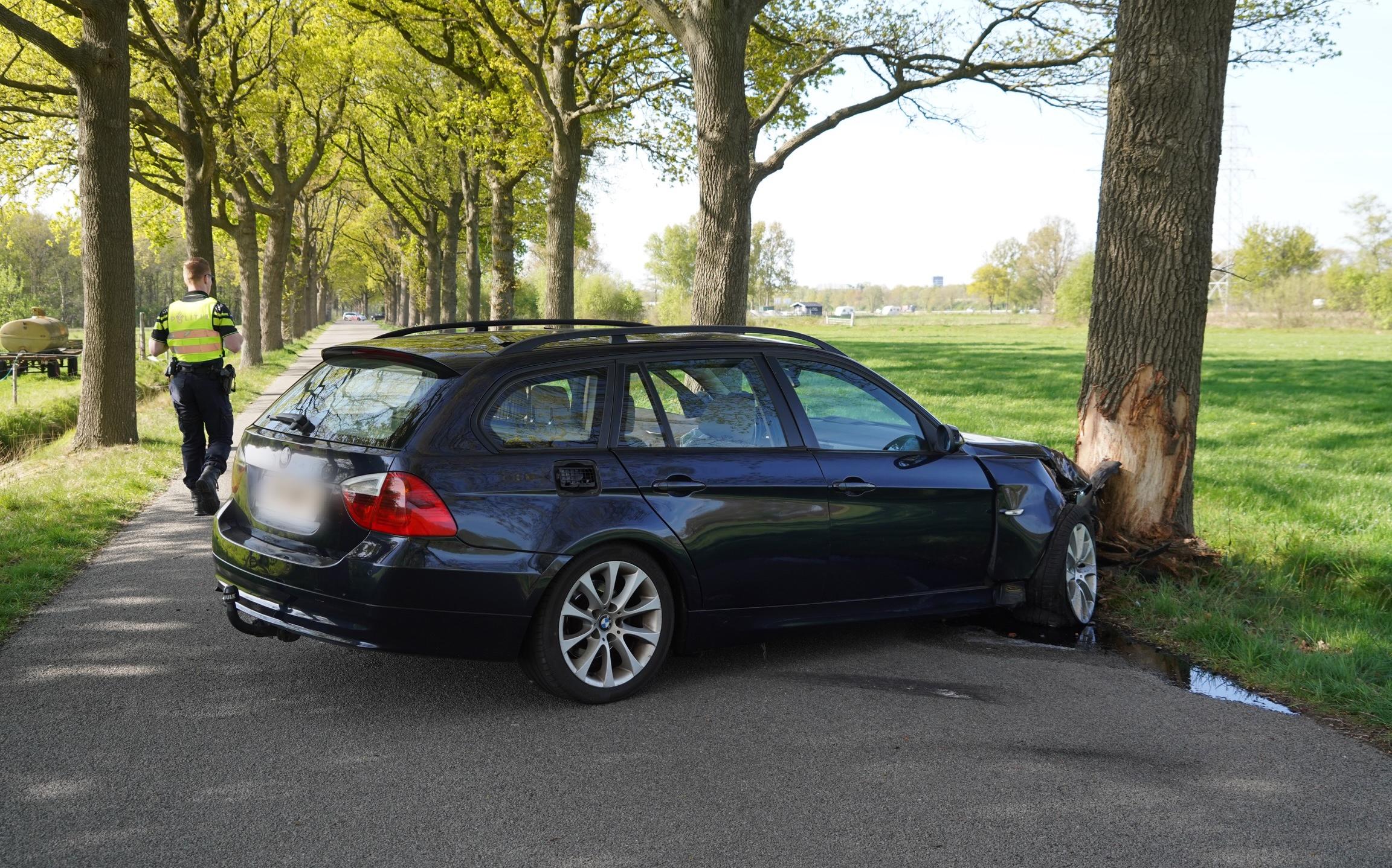 Automobilist rijdt tegen boom op de Wittehaar in Assen - Dagblad van het Noorden