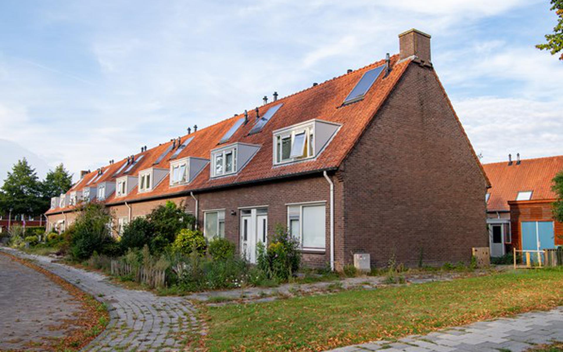 Woningen in de Schildersbuurt in Assen-Oost.
