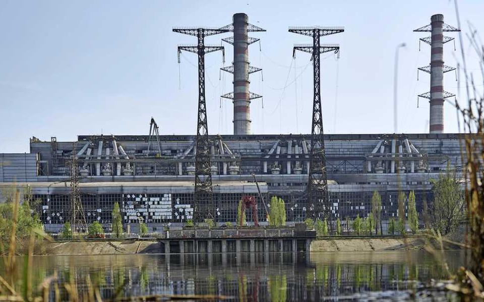 De energiecentrale Trypilska Thermal Power Plant (TPP) werd eerder al bestookt met raketten.