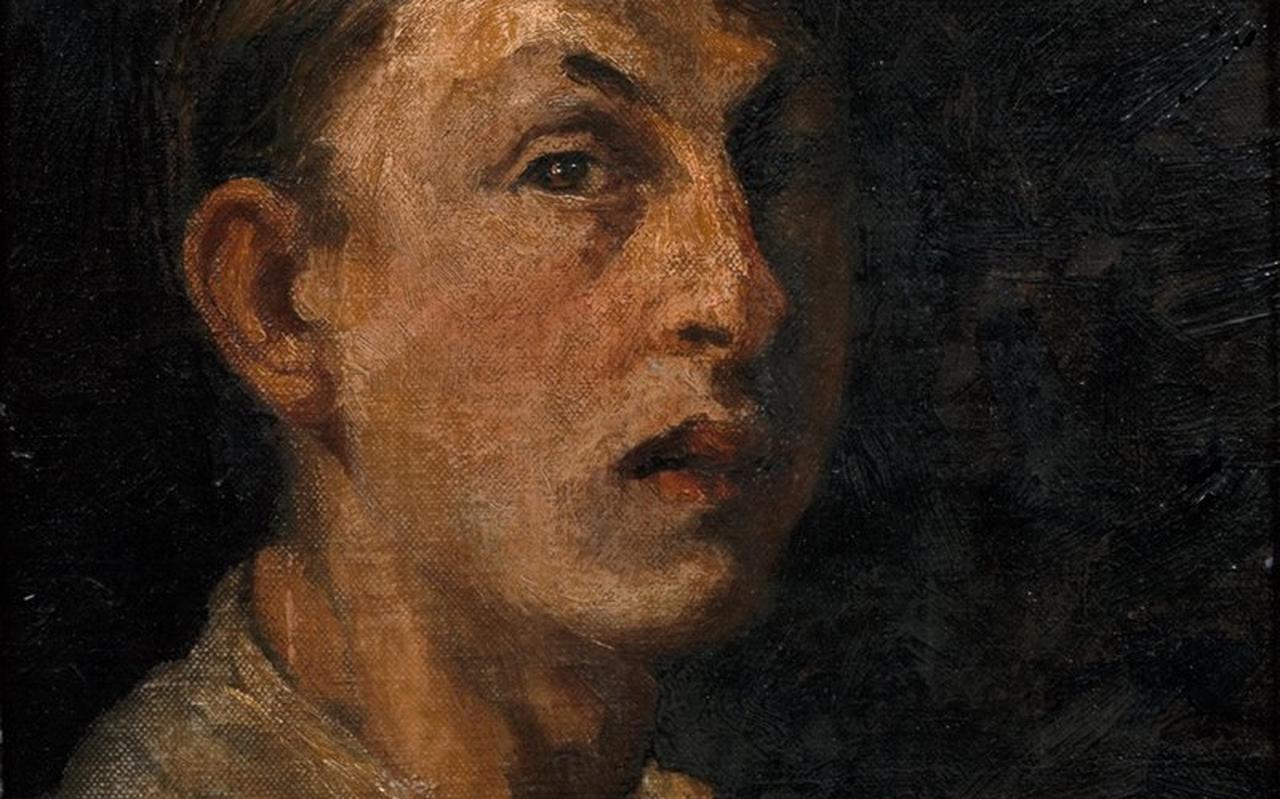 Zelfportret (1880), Anthon van Rappard. Zelfportret (1880), Anthon van Rappard.