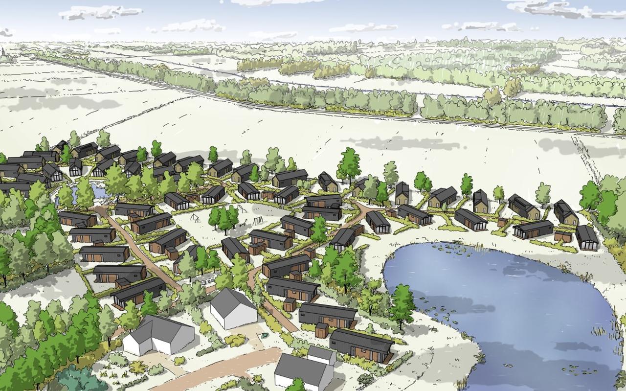 Impressie van het nieuwe park in Zeijen. Impressie van het nieuwe park in Zeijen.