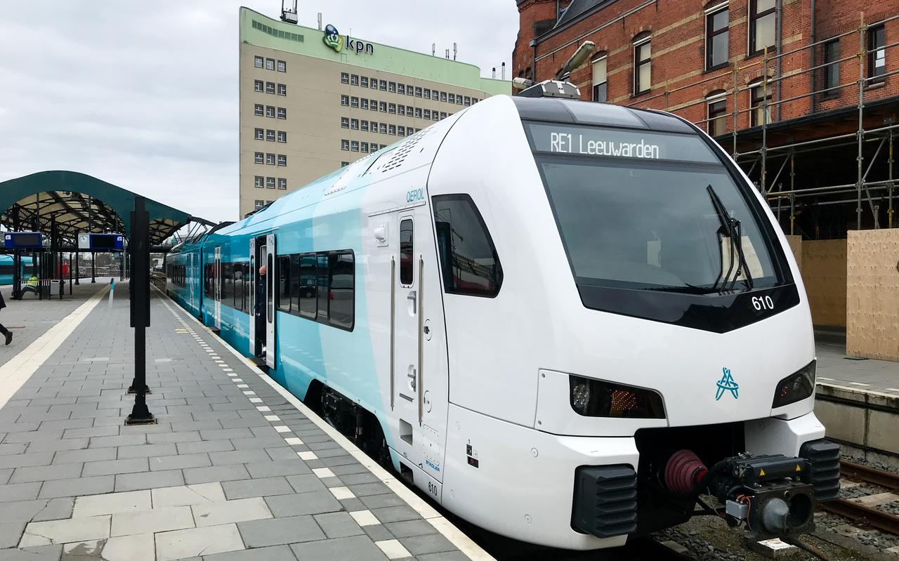 De nieuwe WINK trein die Arriva op 12 april in dienst neemt. De nieuwe WINK trein die Arriva op 12 april in dienst neemt.