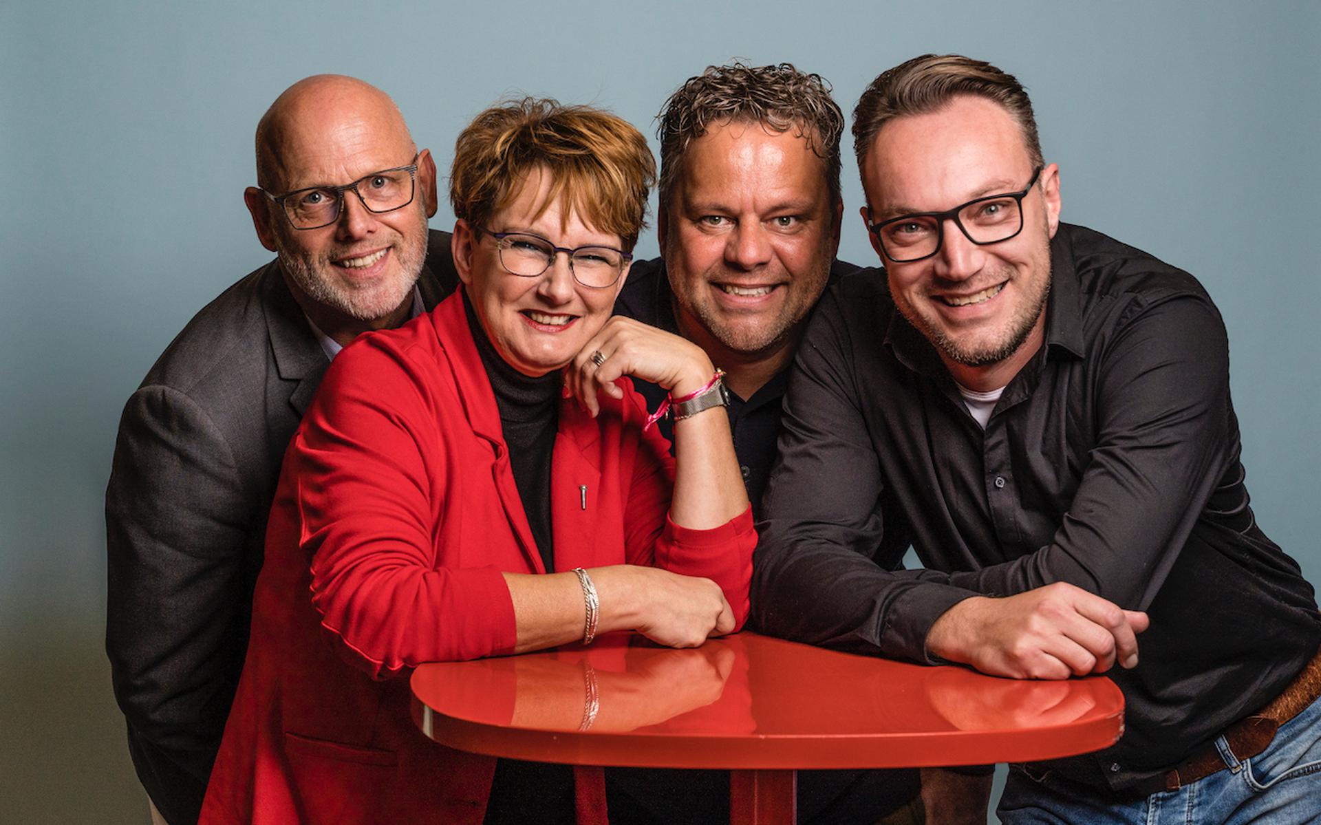 Het DJ-team van Tafelhuis Winschoten 2022.