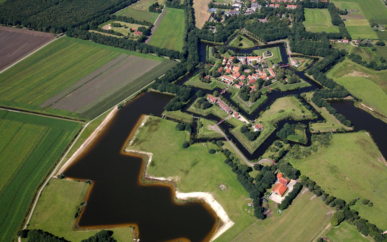 Nabij de vesting Bourtange werd het trio aangehouden
Nabij de vesting Bourtange werd het trio aangehouden