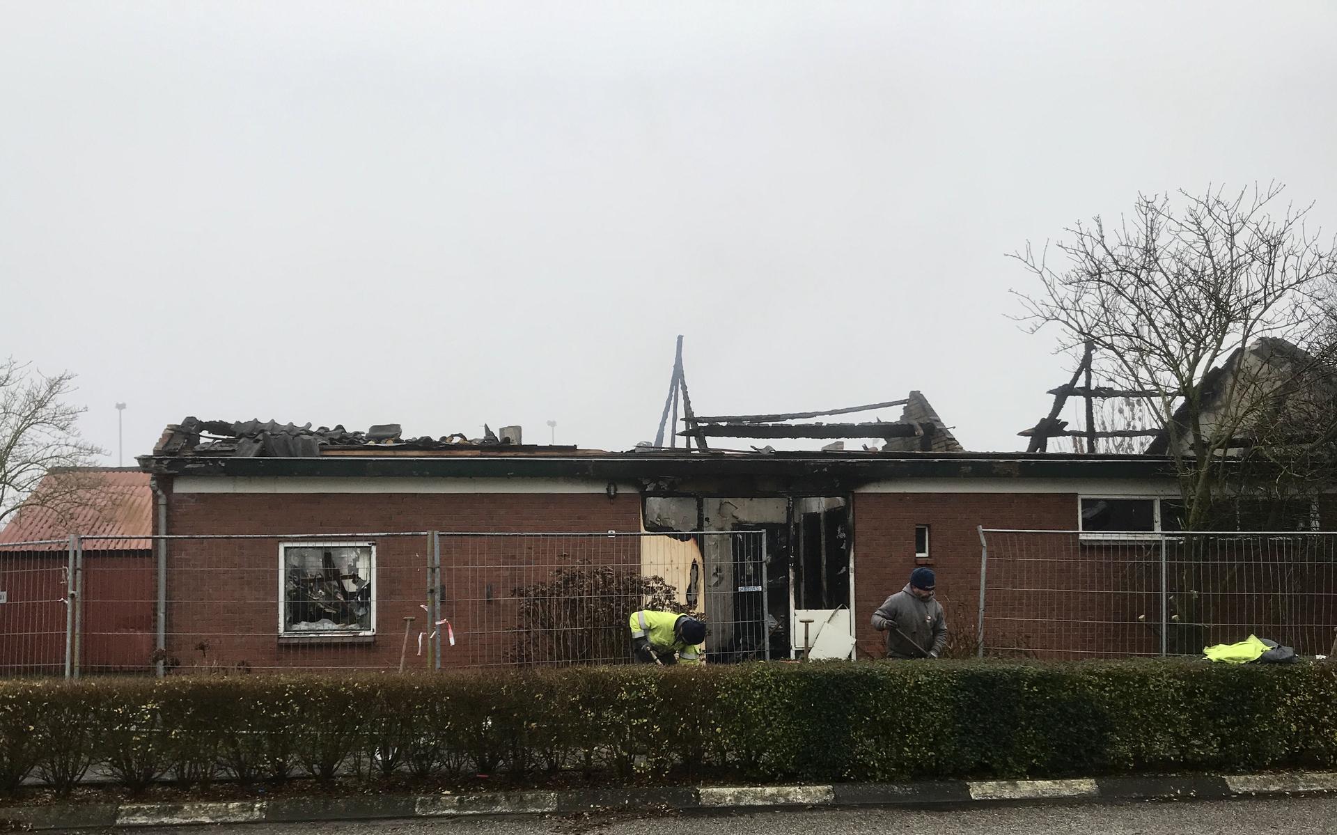 Woning in vlammen op in Drieborg - Dagblad van het Noorden