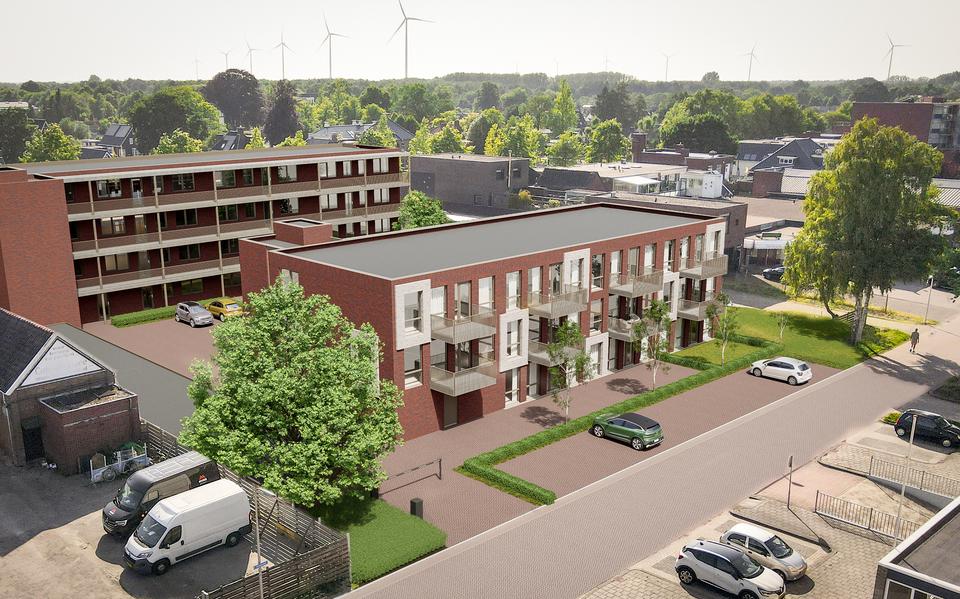 Het te realiseren complex bestaat uit in totaal 22 appartementen met eigen parkeerplaats en berging.