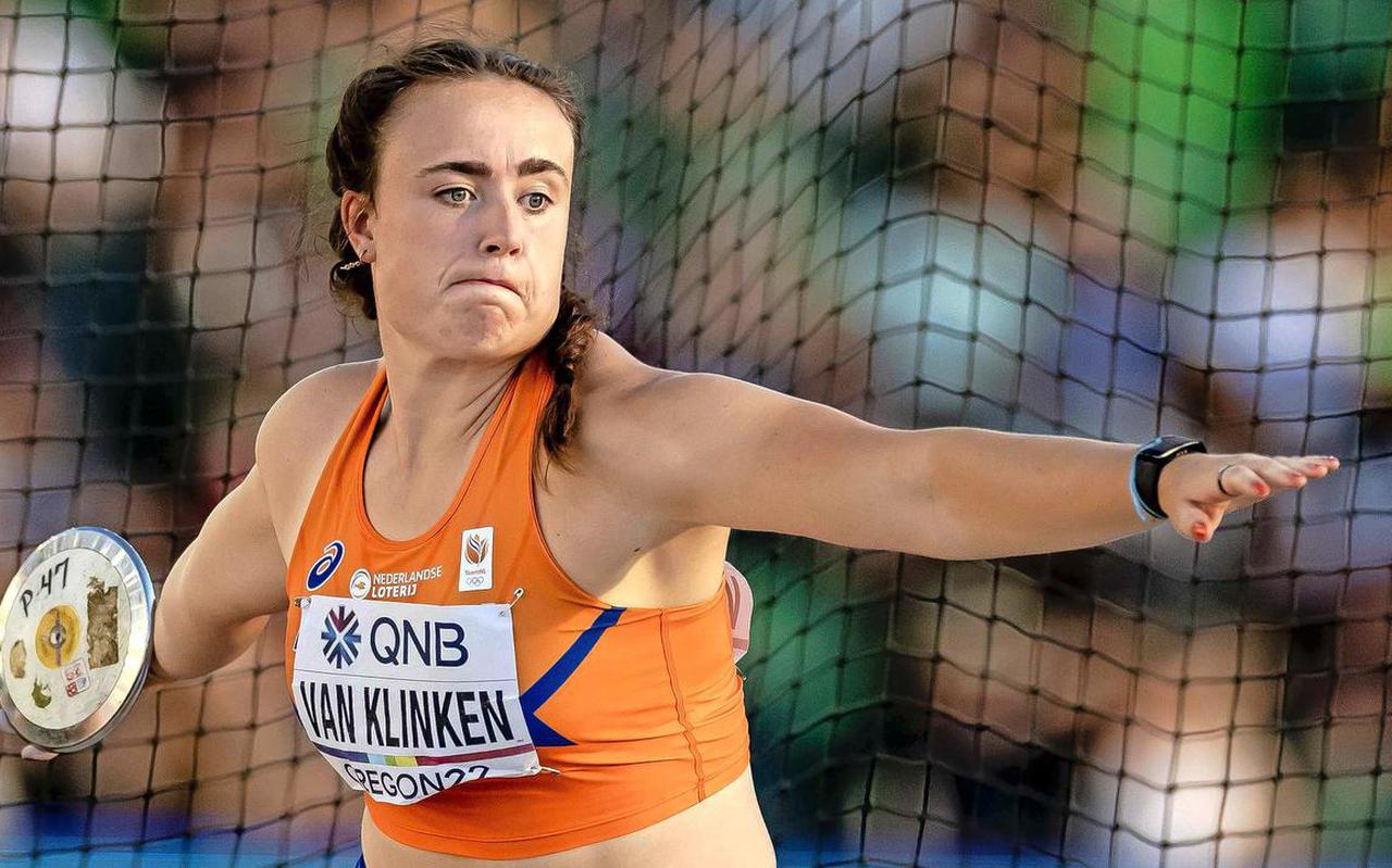 Jorinde van Klinken heeft op de WK atletiek net geen medaille veroverd. Ze werd vierde.