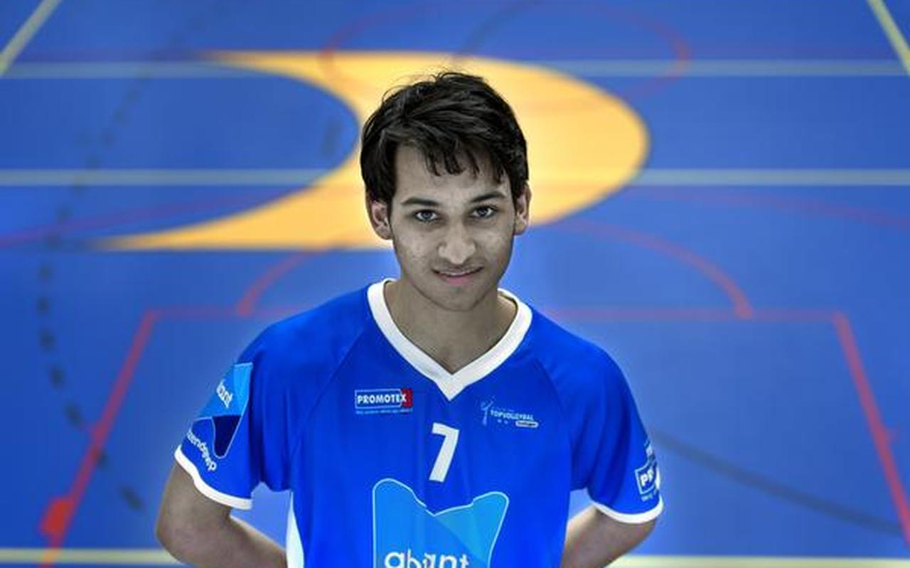 Ruben Kasi: ,,Ik heb nooit aan andere sporten gedaan, alleen volleybal.’’ FOTO PETER WASSING
