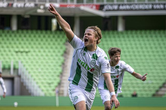 FC Groningen onder 17 verliest bekerfinale van Ajax