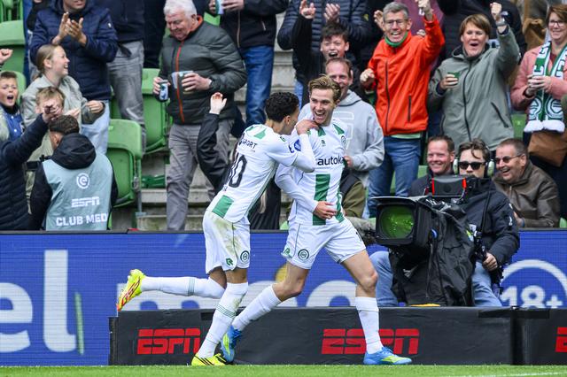 FC Groningen wint in Euroborg van NEC