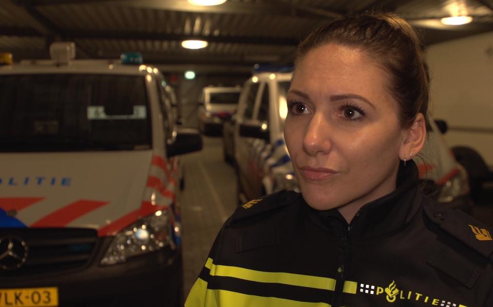 Evelien Aangeenbrug van de politie