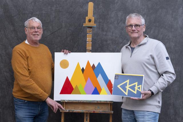 Peter van Zwol en Riepko Krijthe zoeken verbinding in gezamenlijke expositie in de Beiler Stefanuske