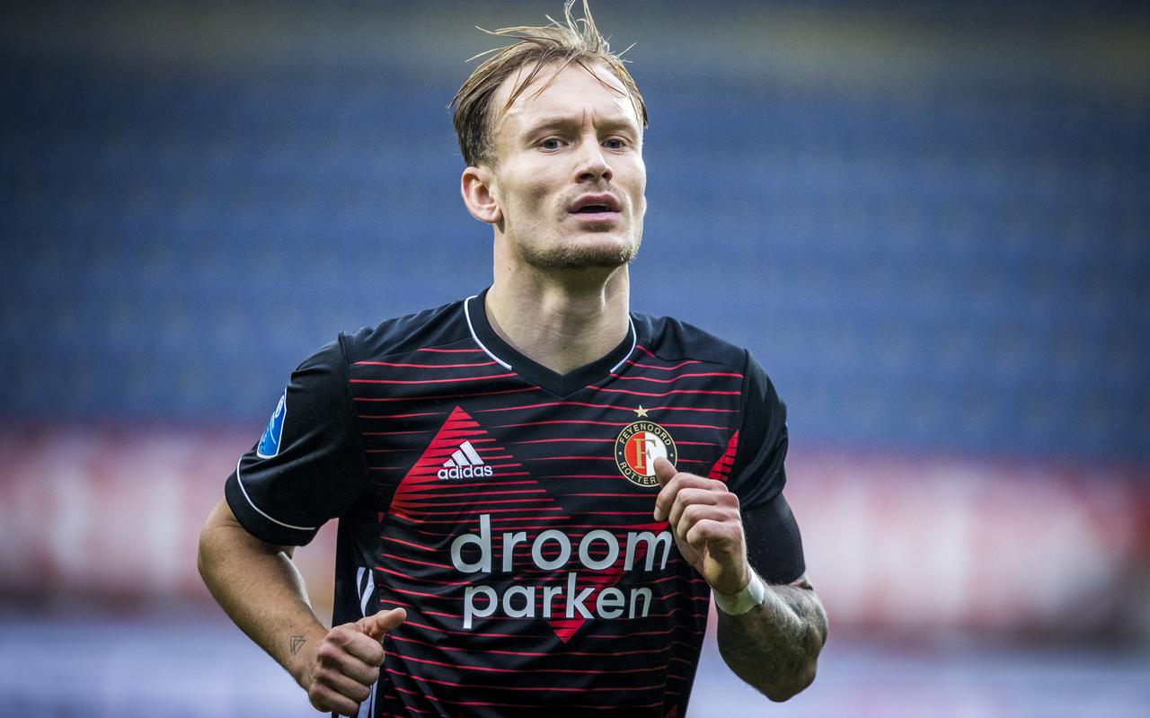 Mark Diemers in het shirt van Feyenoord. Mark Diemers in het shirt van Feyenoord.