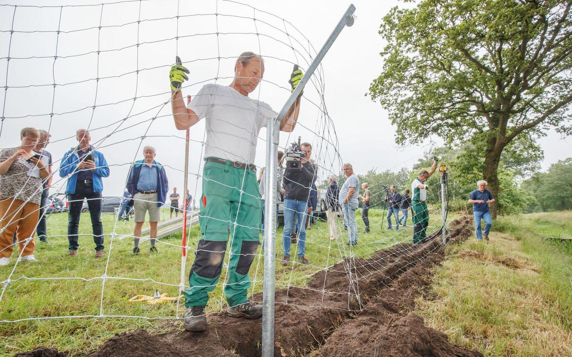 Hulp bij plaatsen wolvenhekken? Schapenhouder Stefan uit Vledder: 'Wij hebben er een quad voor aange