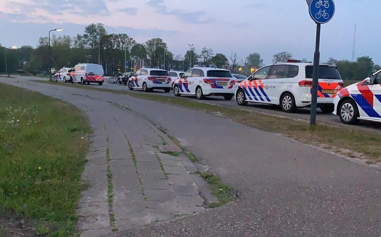 Grootschalige politie-inzet bij de ruzie op het azc in Drachten, in april dit jaar. Grootschalige politie-inzet bij de ruzie op het azc in Drachten, in april dit jaar.