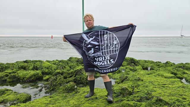 Vlielander Aant Durk (43) leidt het verzet in het Waddengebied