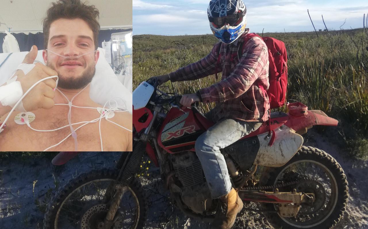 Tjerk Slagman (29) uit Drachten liep in juni een dwarslaesie op na een ongelukkige val op een crossmotor in Australië.