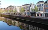 Aanblik van de binnenstad in Leeuwarden.