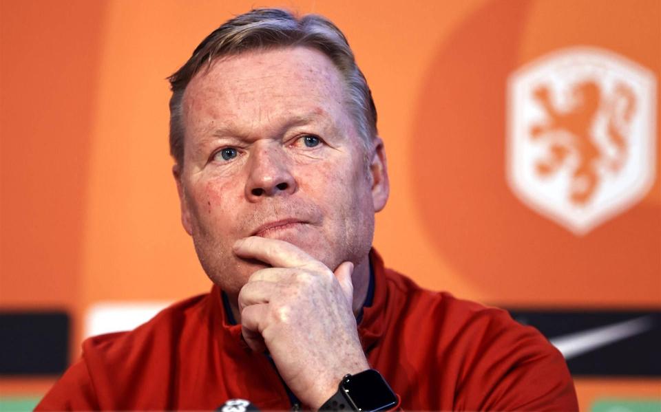 Bondscoach Ronald Koeman.