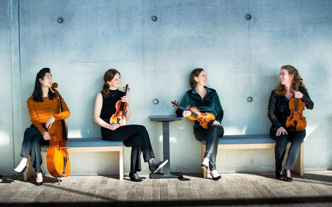 Het Hermitage Kwartet speelt Beethoven, wegens 251 jaar. Het Hermitage Kwartet speelt Beethoven, wegens 251 jaar.