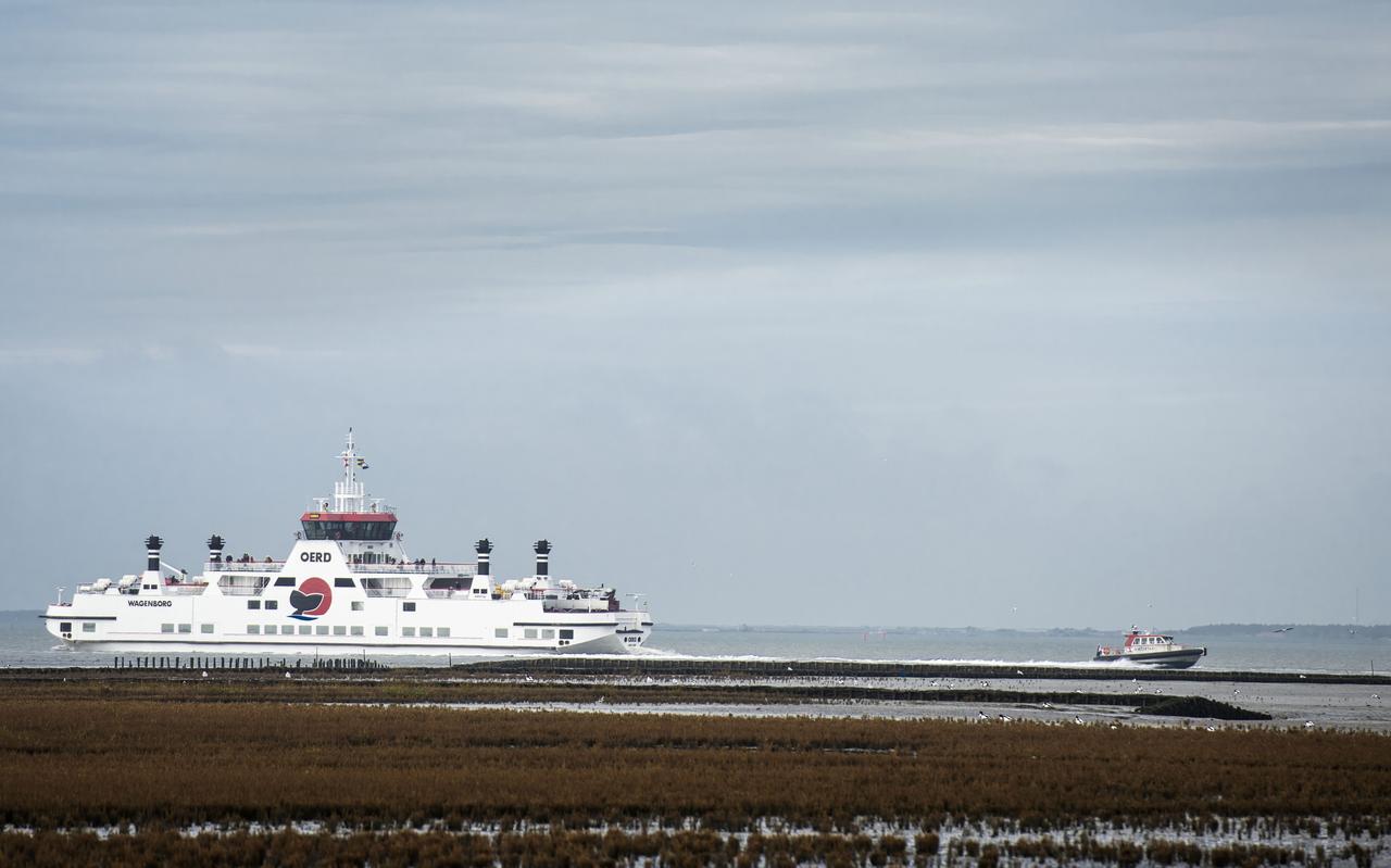 2016: de 'gewone' veerboot Oerd en een snelle watertaxi van rederij Wagenborg. 2016: de 'gewone' veerboot Oerd en een snelle watertaxi van rederij Wagenborg.