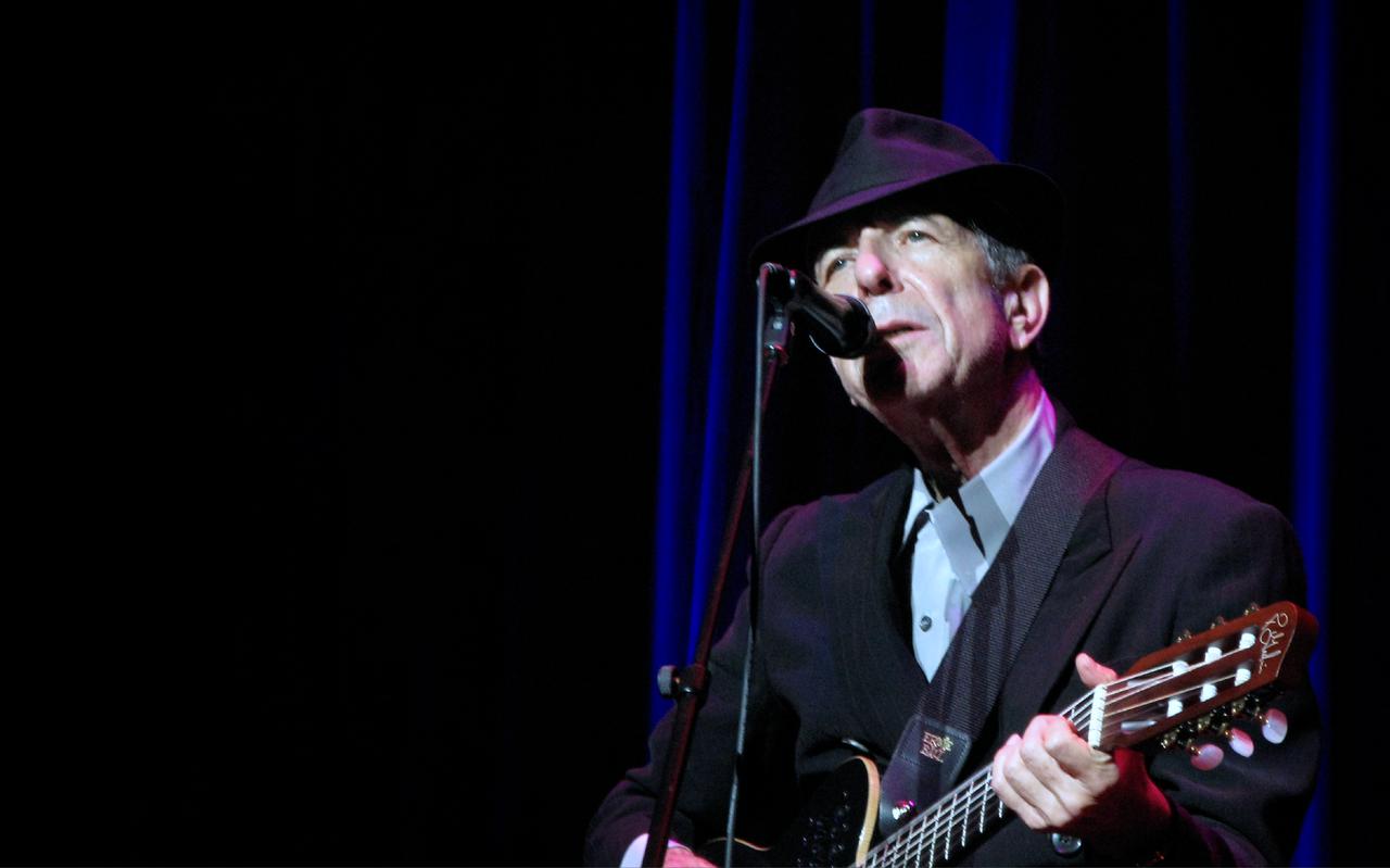 De Canadese singer-songwriter Leonard Cohen (1934-2016).