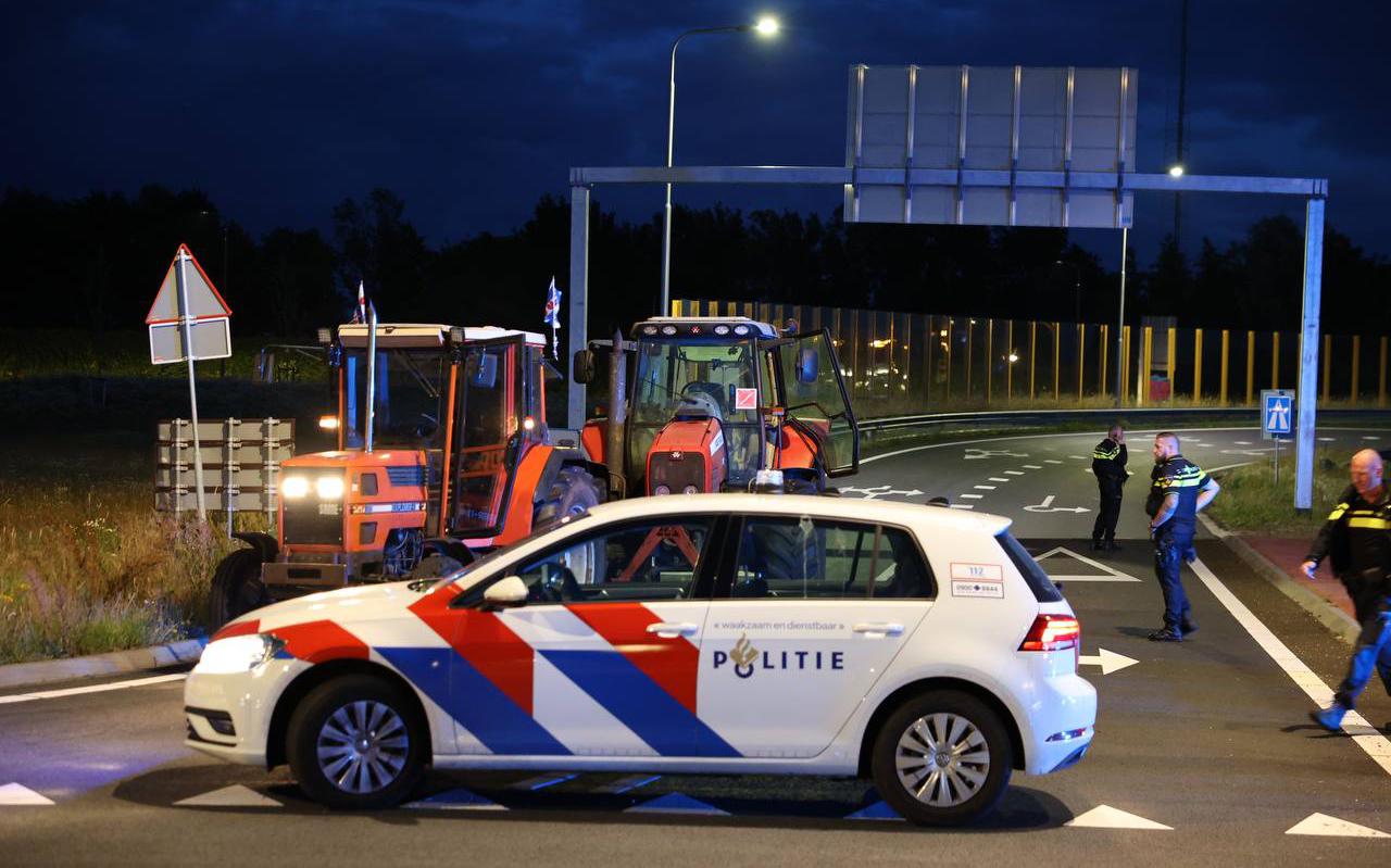 Op dit knooppunt in Heerenveen werd boer Jouke (16) dinsdagavond beschoten door de politie.