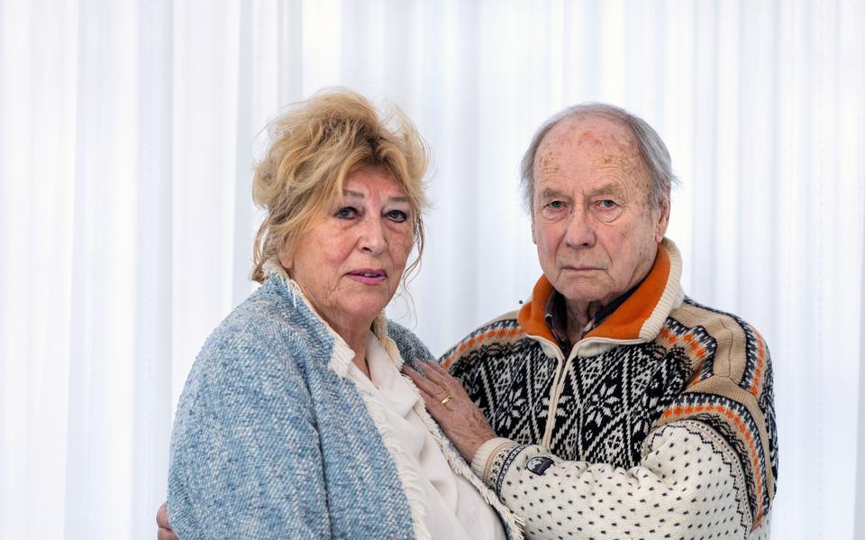 Eliena Merckx en haar man Richard, de stiefvader van Nathalie.