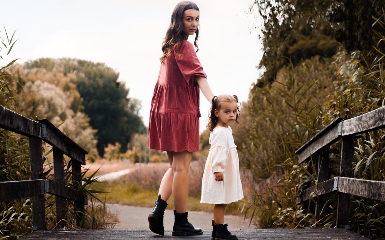 Megan en driejarige Camila Megan en driejarige Camila